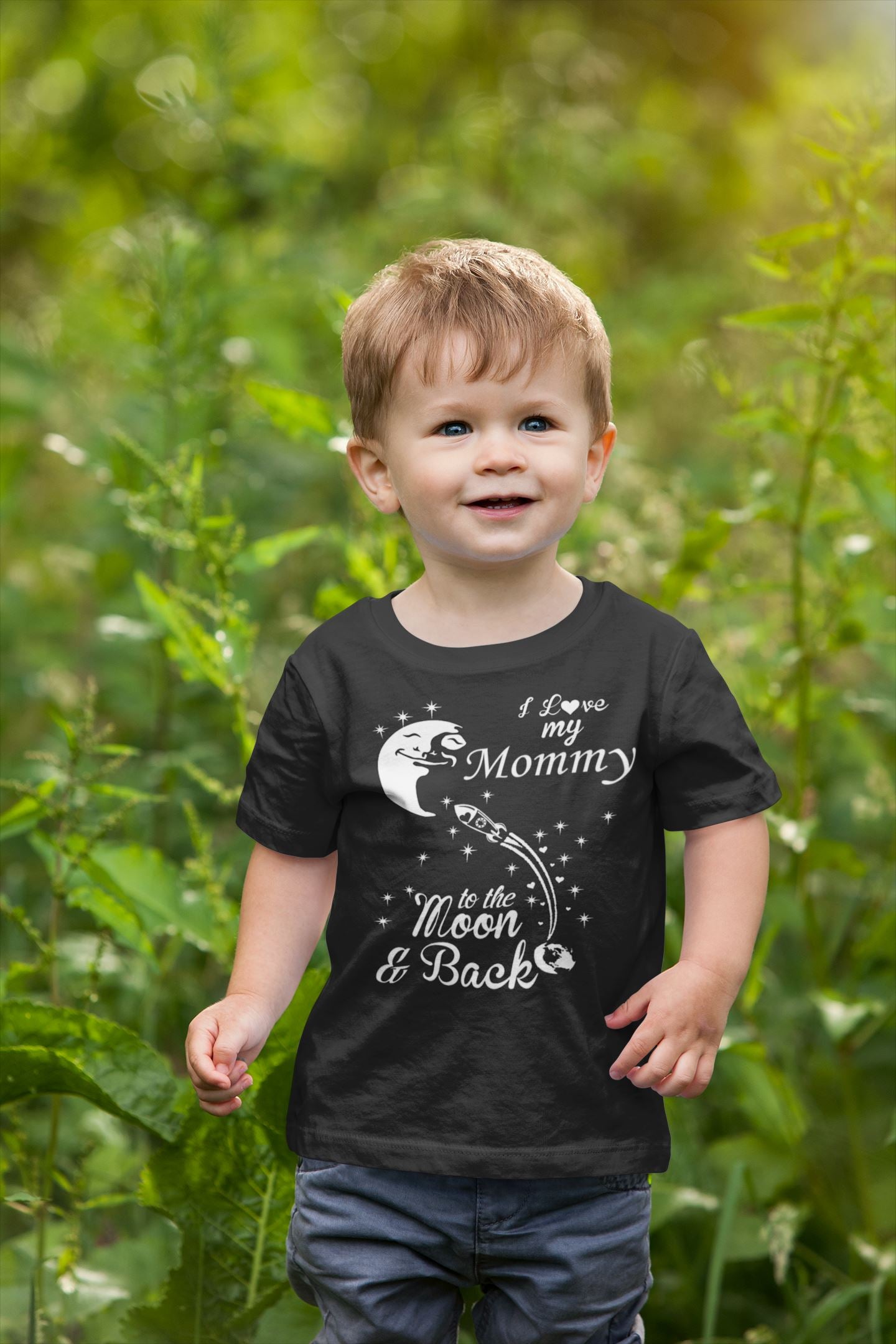 I Love My Mommy to the Moon and Back Special Family T Shirt for Boys and Girls freeshipping - Catch My Drift India
