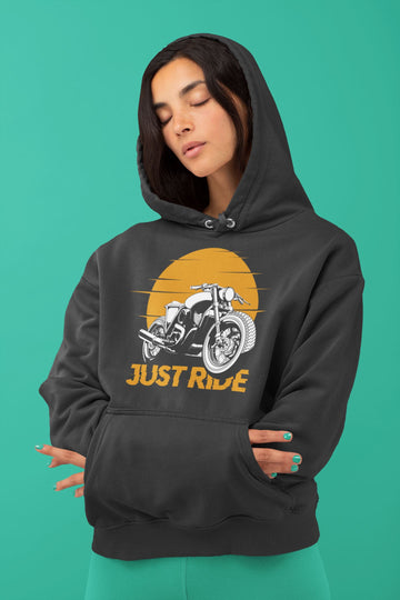 Just Ride Exclusive Bike Enthusiast Hoodie For Men and Women freeshipping - Catch My Drift India