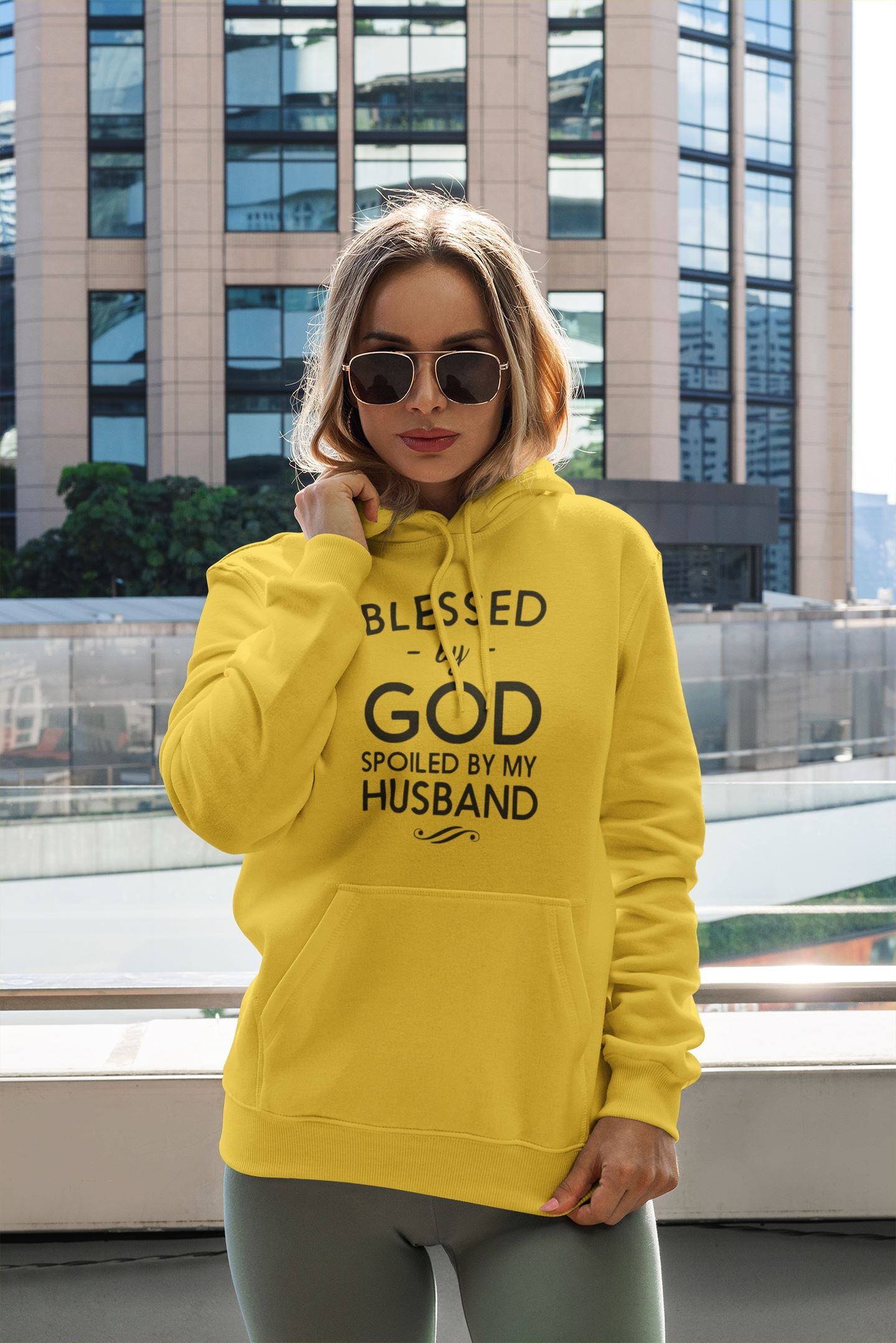 Spoiled By My Husband Hoodie - Clearance freeshipping - Catch My Drift India