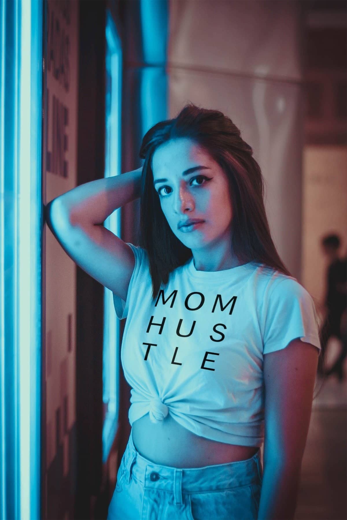 Mom Hustle Special White T Shirt for Women | Premium Design | Catch My Drift India - Catch My Drift India  clothing, female, made in india, MOTHER, parents, shirt, t shirt, trending, tshirt, 