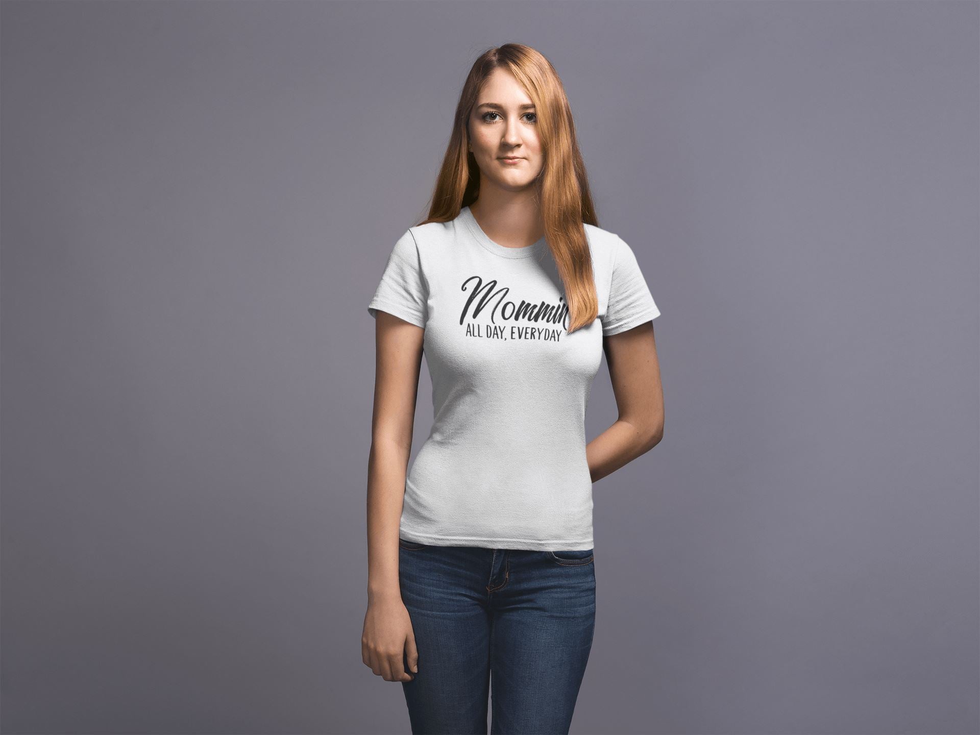 Mommin All Day Everyday Special T Shirt for Mother | Premium Design | Catch My Drift India - Catch My Drift India  clothing, family, female, made in india, mom, mother, parents, shirt, t shir