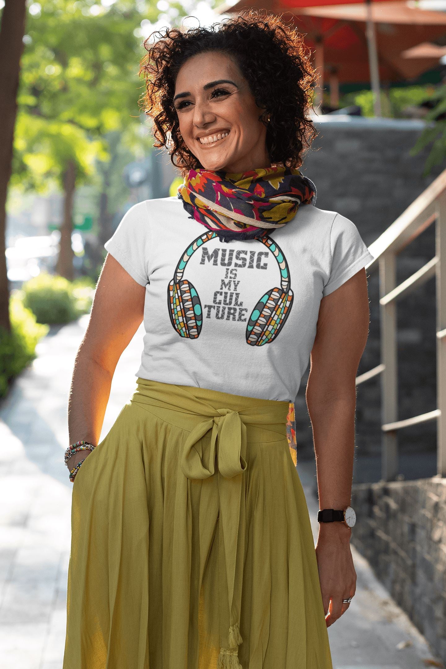Music is my Culture Supreme T Shirt for Men and Women - Catch My Drift India  clothing, general, gym, made in india, music, shirt, t shirt, trending, tshirt, white