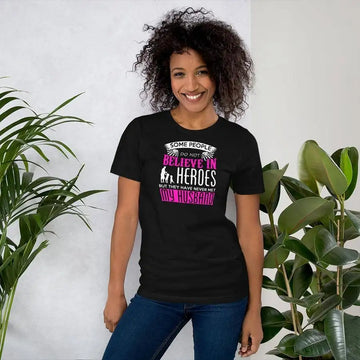 Never Met My Husband Black T Shirt for Women | Premium Design | Catch My Drift India