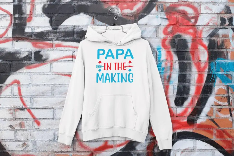 Papa in the Making Exclusive Hoodie for Men | Premium Design | Catch My Drift India - Catch My Drift India  dad, father, hoodie, hoodies, jacket, parents, trending, winter