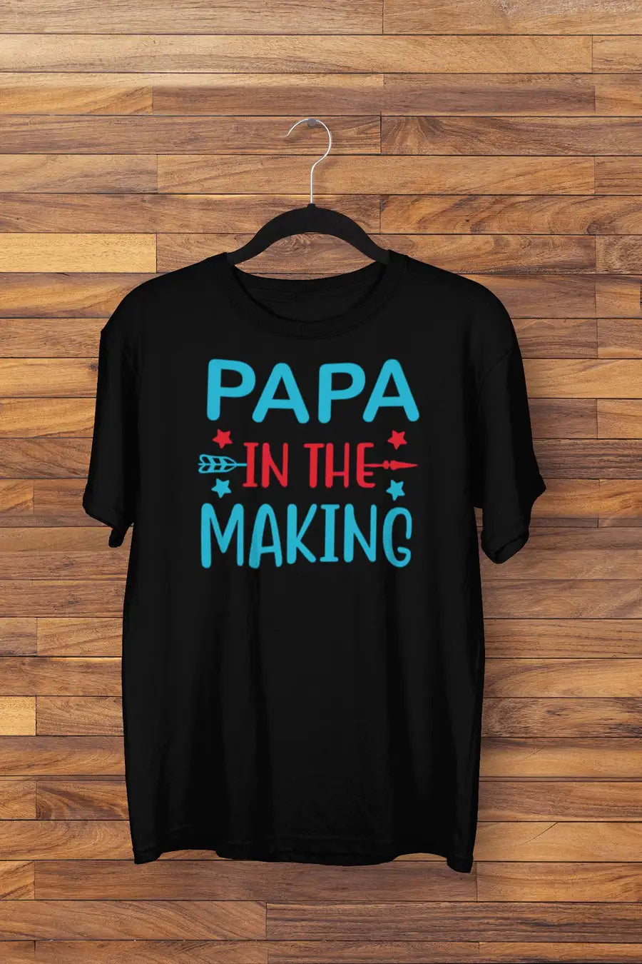 Papa in the Making Exclusive T Shirt for Men | Premium Design | Catch My Drift India - Catch My Drift India Clothing black, clothing, dad, father, made in india, parents, shirt, t shirt, tren