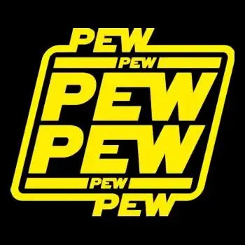 Pew Pew Pew Exclusive Star Wars Fan T Shirt | Premium Design | Catch My Drift India