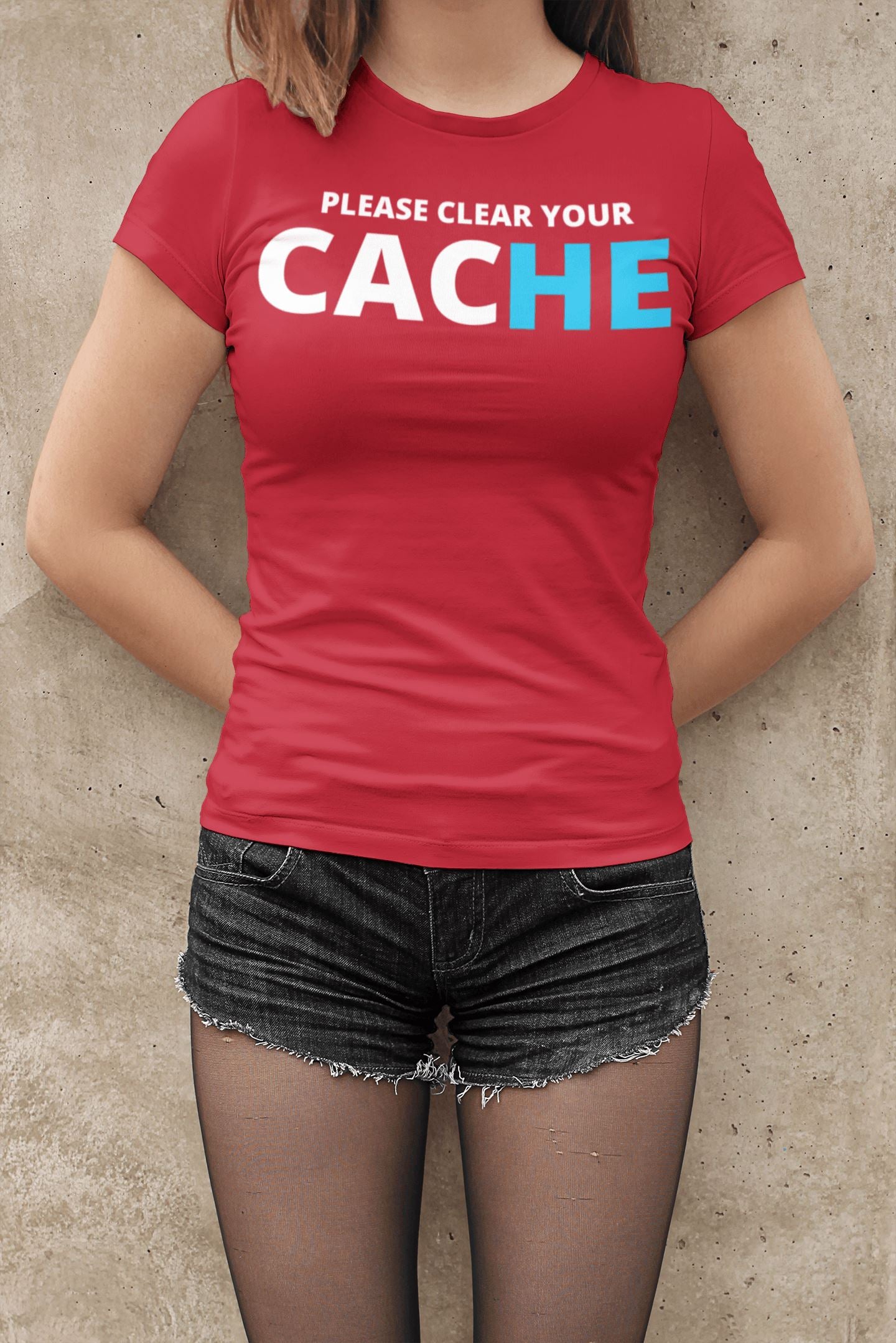 Please Clear Your Cache Exclusive T Shirt for Men and Women - Catch My Drift India Shirts & Tops black, clothing, computer science, engineer, engineering, it, made in india, shirt, t shirt, t