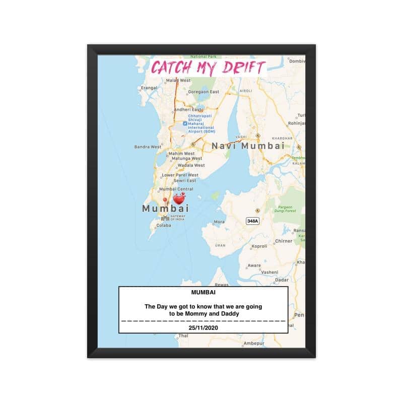Pregnancy Announcement Special Memory Poster| Exclusive Product | Prepaid Option Only| Catch My Drift India - Catch My Drift India  parents, special memory poster