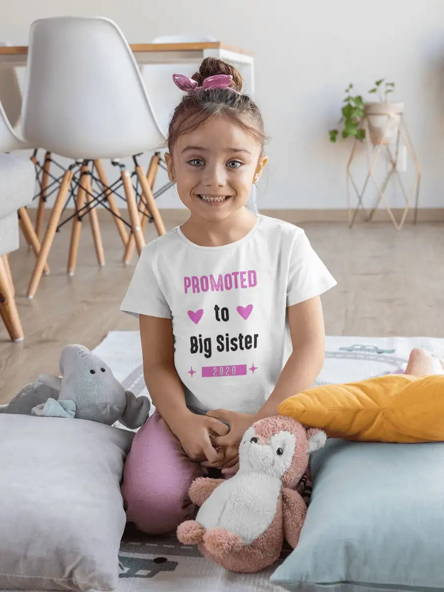 Promoted to Big Sister T Shirt for Kids | Premium Design | Catch My Drift India - Catch My Drift India Clothing babies, baby, kids, onesie, onesies, toddlers