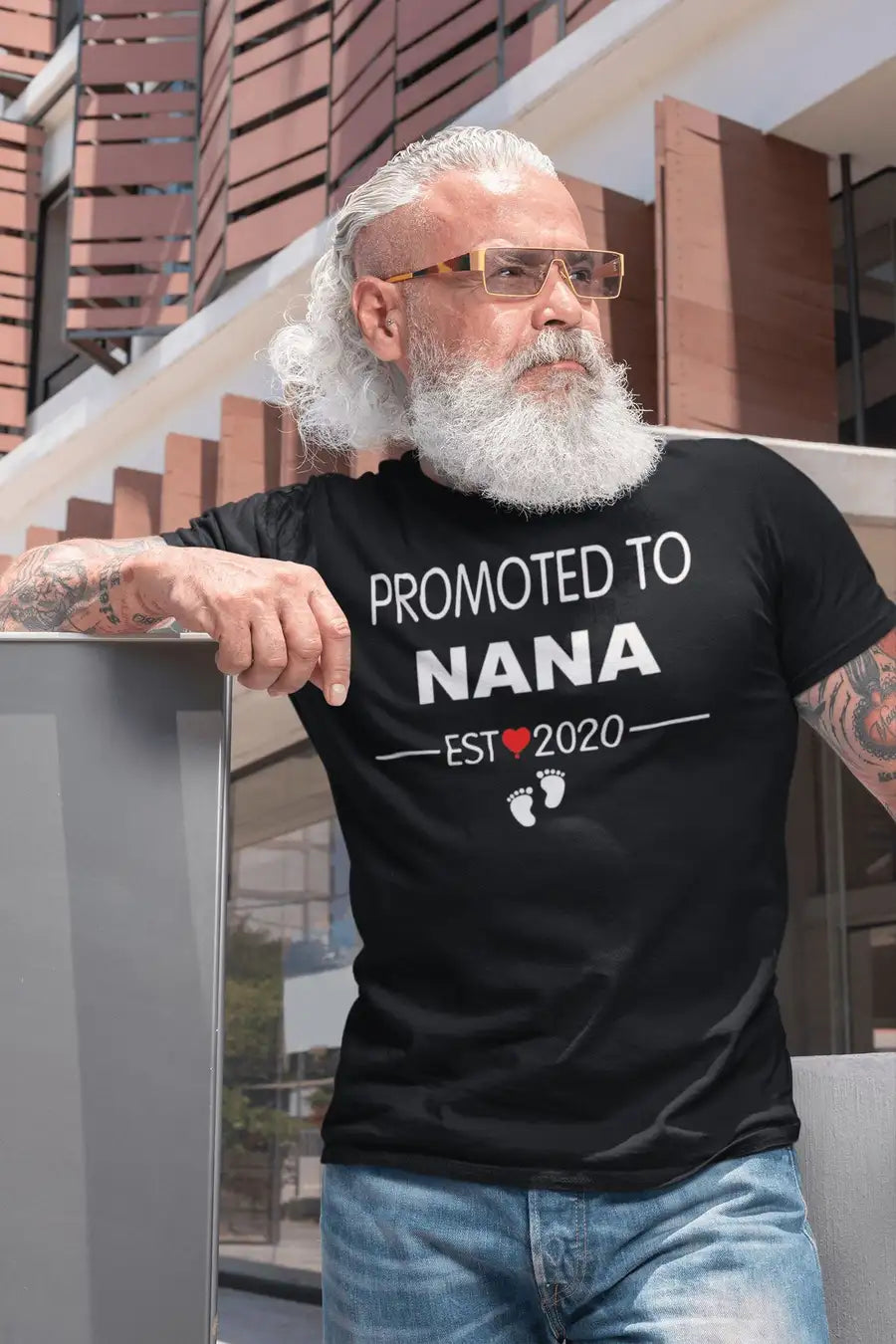 Promoted to Nana Exclusive Free Size T Shirt for Men | Premium Design | Catch My Drift India - Catch My Drift India  