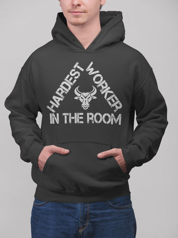 Hardest Worker in the Room Exclusive Black Swag Hoodie for Men and Women