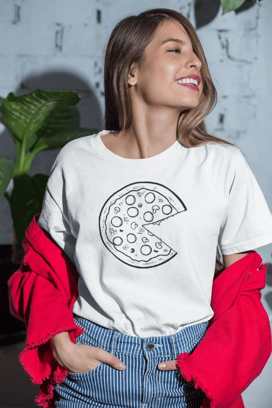 Rest of Pizza T Shirt for Couples | Premium Design | Catch My Drift India - Catch My Drift India Clothing clothing, couples, made in india, shirt, t shirt, tshirt, white