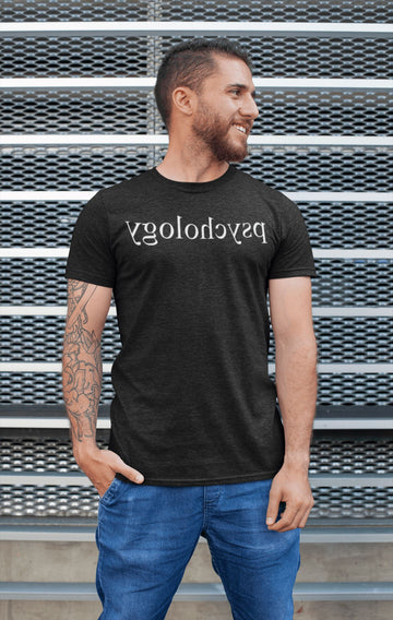 Reverse Psychology Exclusive Funny Black T Shirt for Men and Women