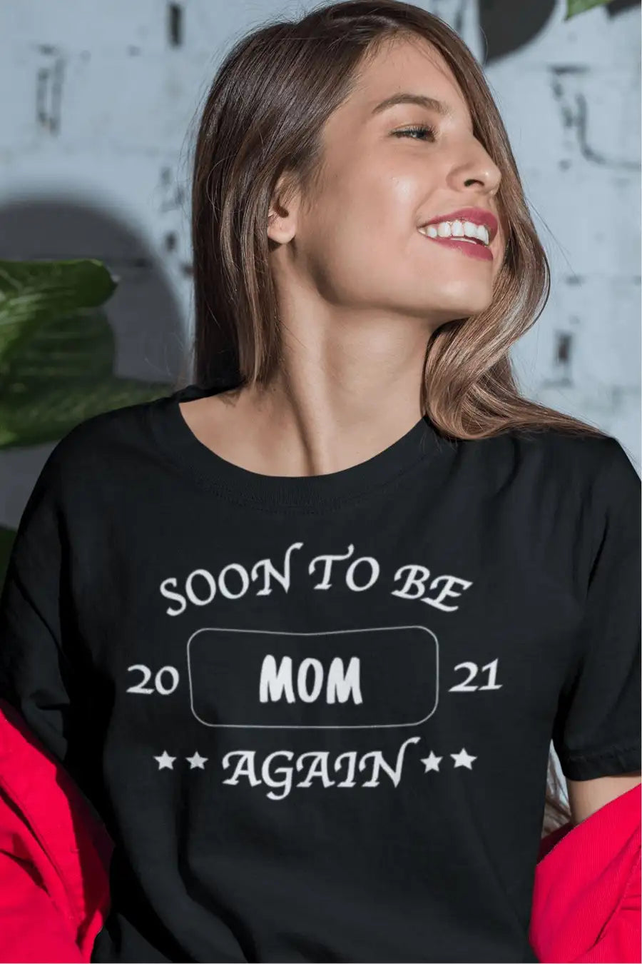 Soon to Be a Mom Again Black T Shirt for Women | Premium Design | Catch My Drift India - Catch My Drift India Clothing black, clothing, couples, female, made in india, mom, Parents, shirt, t 