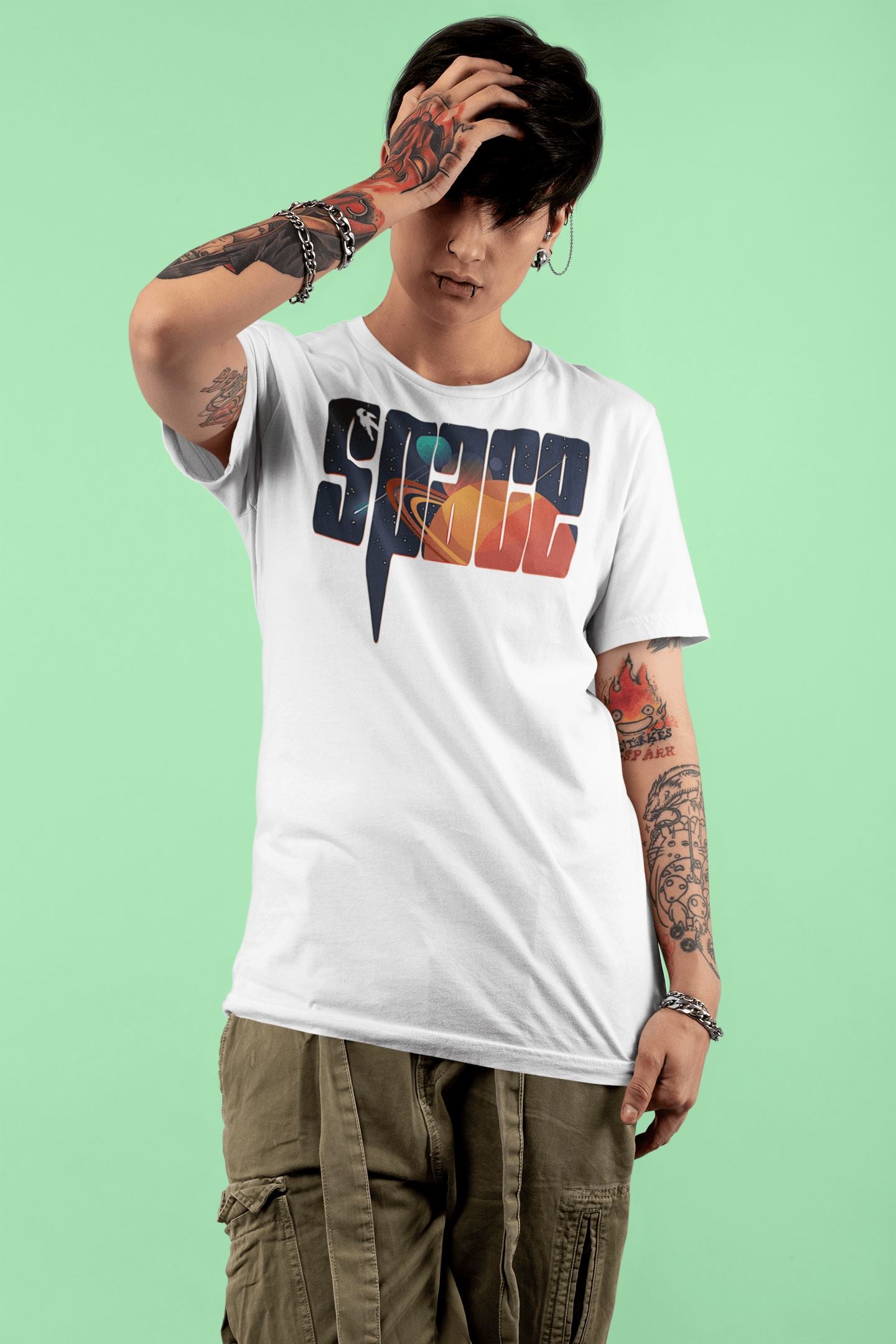 Space Window of the Unknown Supreme White T Shirt for Men and Women - Catch My Drift India  clothing, galaxy, made in india, nasa, shirt, space, t shirt, trending, tshirt, white
