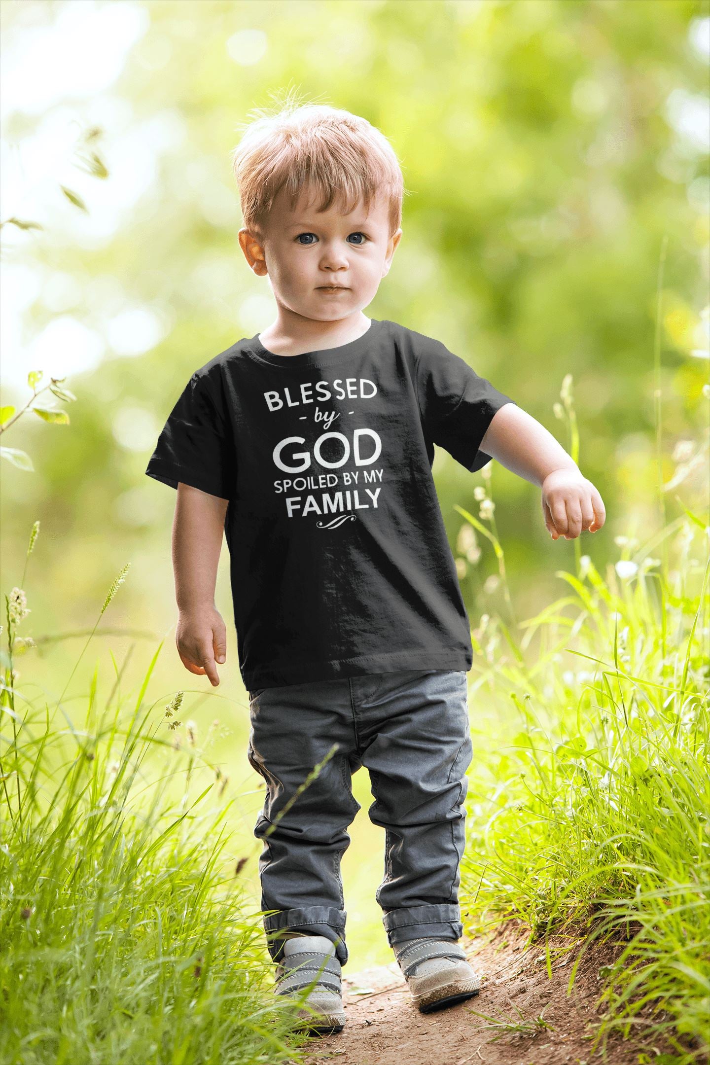 Spoiled By My Family Special T Shirt for Kids | Premium Design | Catch My Drift India - Catch My Drift India  babies, baby, black, family, kids, onesie, onesies, toddlers