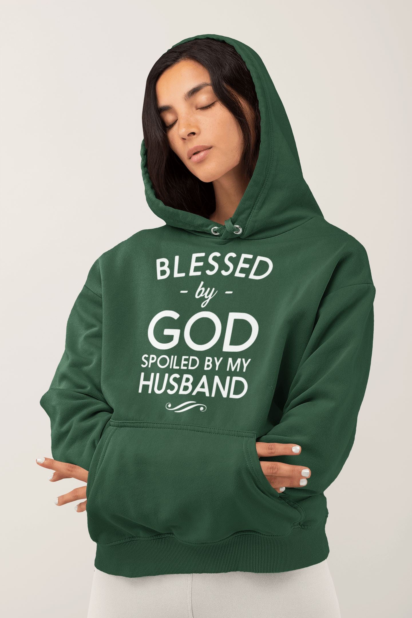 Spoiled By My Husband Exclusive Multi Colour Hoodie for Married Women | Premium Design | Catch My Drift India - Catch My Drift India  black, female, hoodie, hoodies, husband, multi colour, mu