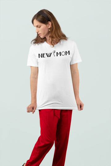 New Mom Special White T Shirt for Women