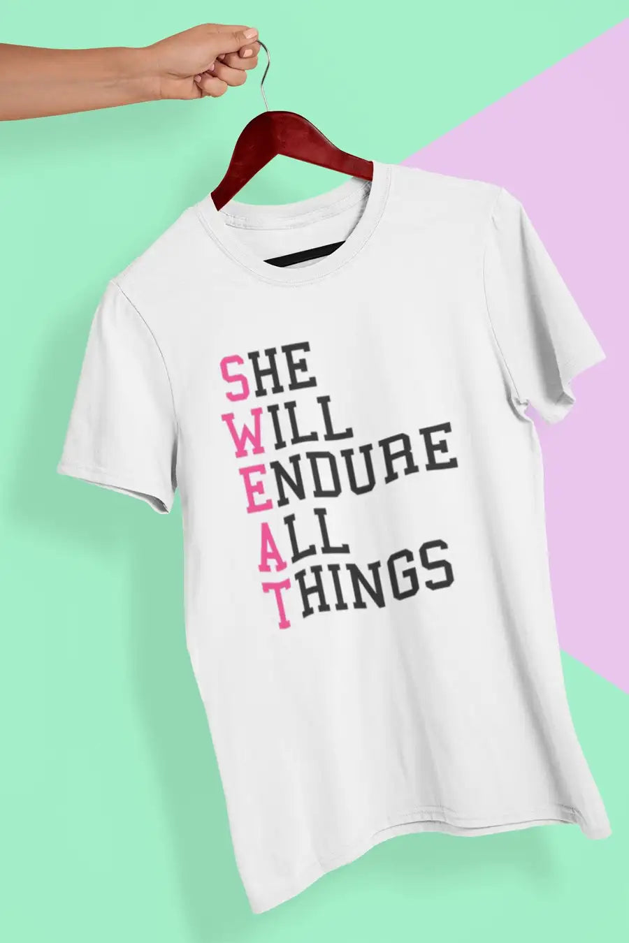 SWEAT Definition Exclusive T Shirt for Women | Premium Design | Catch My Drift India - Catch My Drift India Clothing clothing, general, gym, made in india, shirt, t shirt, trending, tshirt
