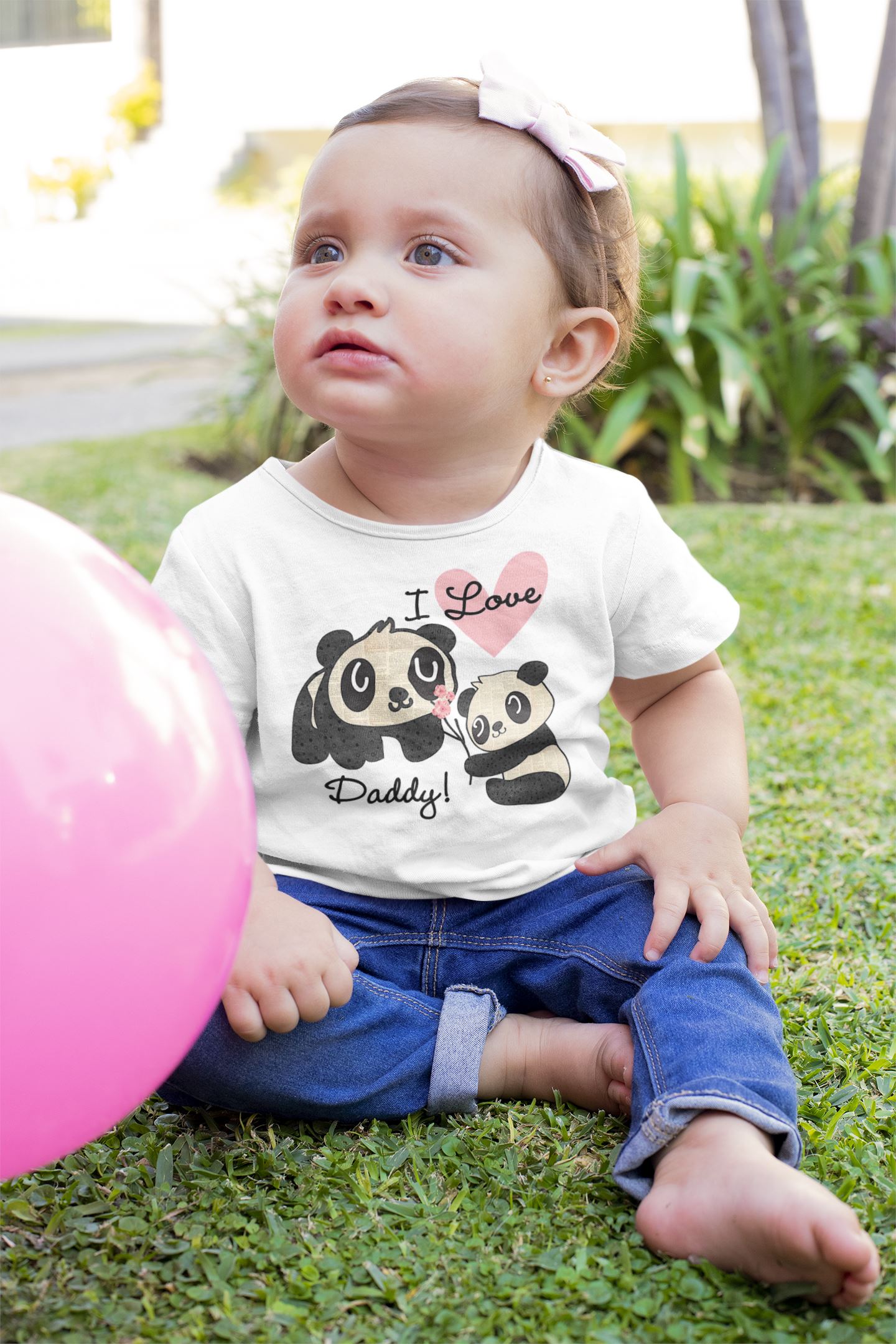 I Love My Daddy Cute Panda T Shirt for Babies freeshipping - Catch My Drift India