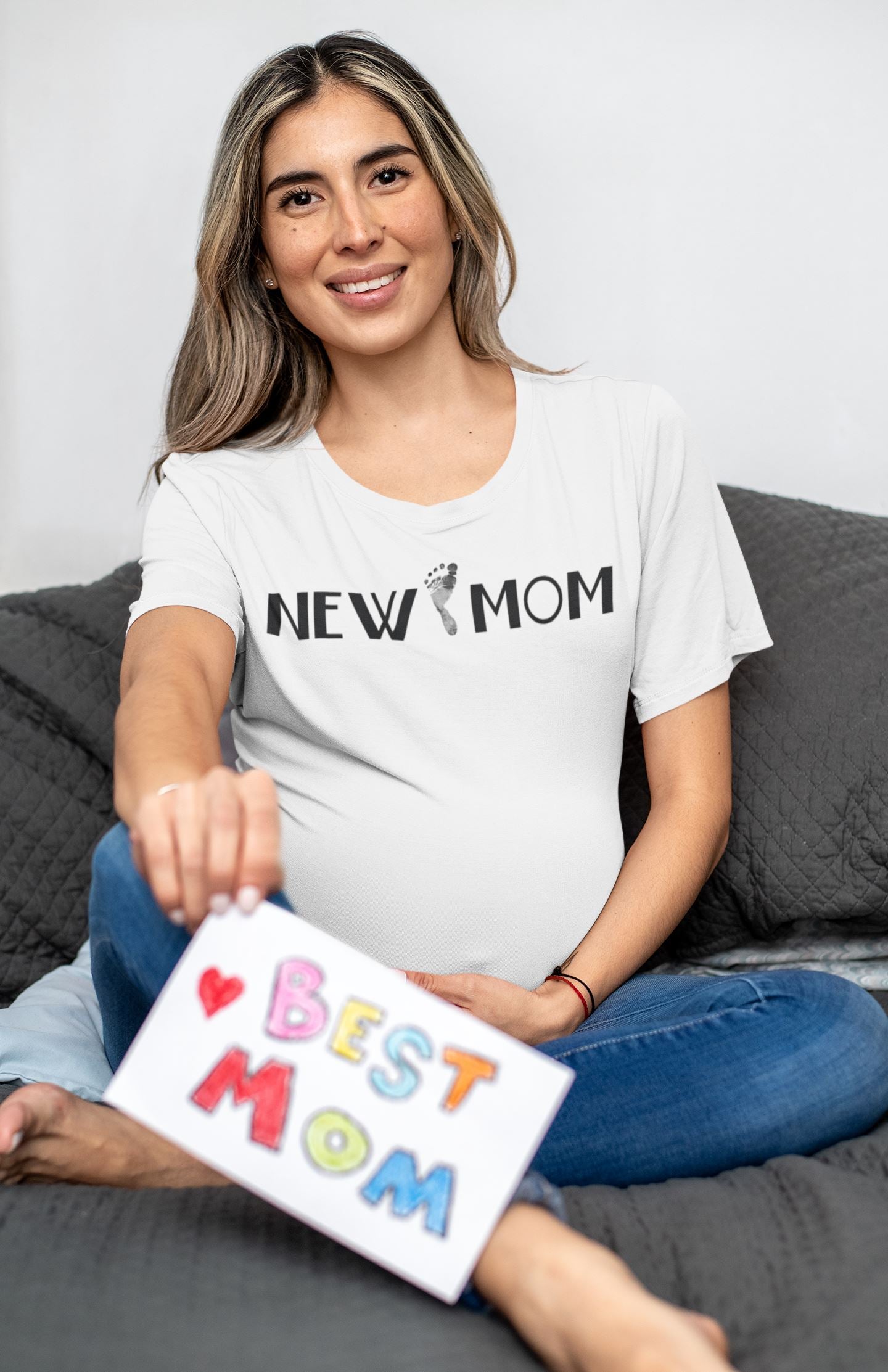 New Mom Special White T Shirt for Women freeshipping - Catch My Drift India