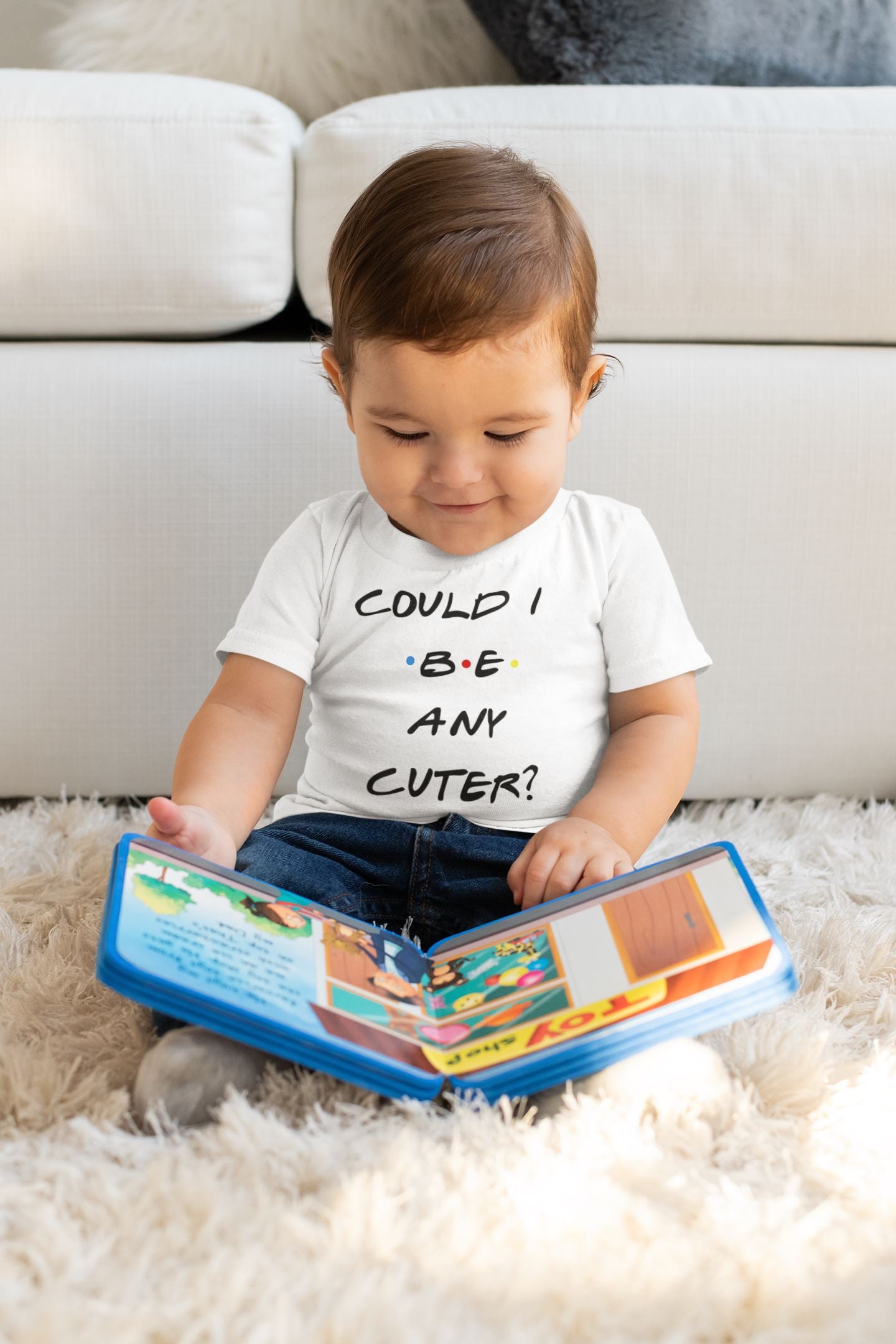 Could I Be Any Cuter Special Friends White T Shirt for Babies freeshipping - Catch My Drift India