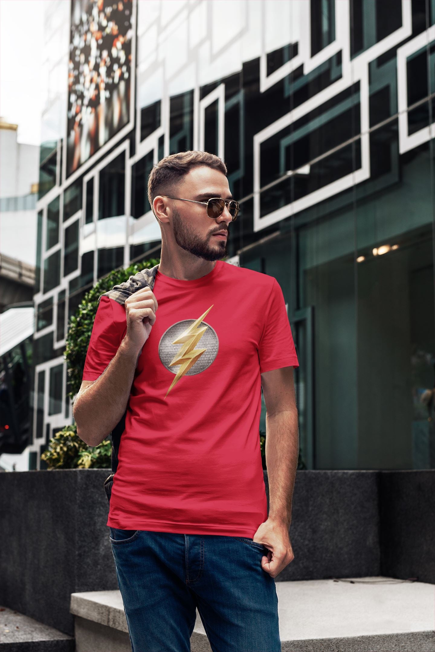 The Flash Official Logo Red T Shirt for Men and Women freeshipping - Catch My Drift India