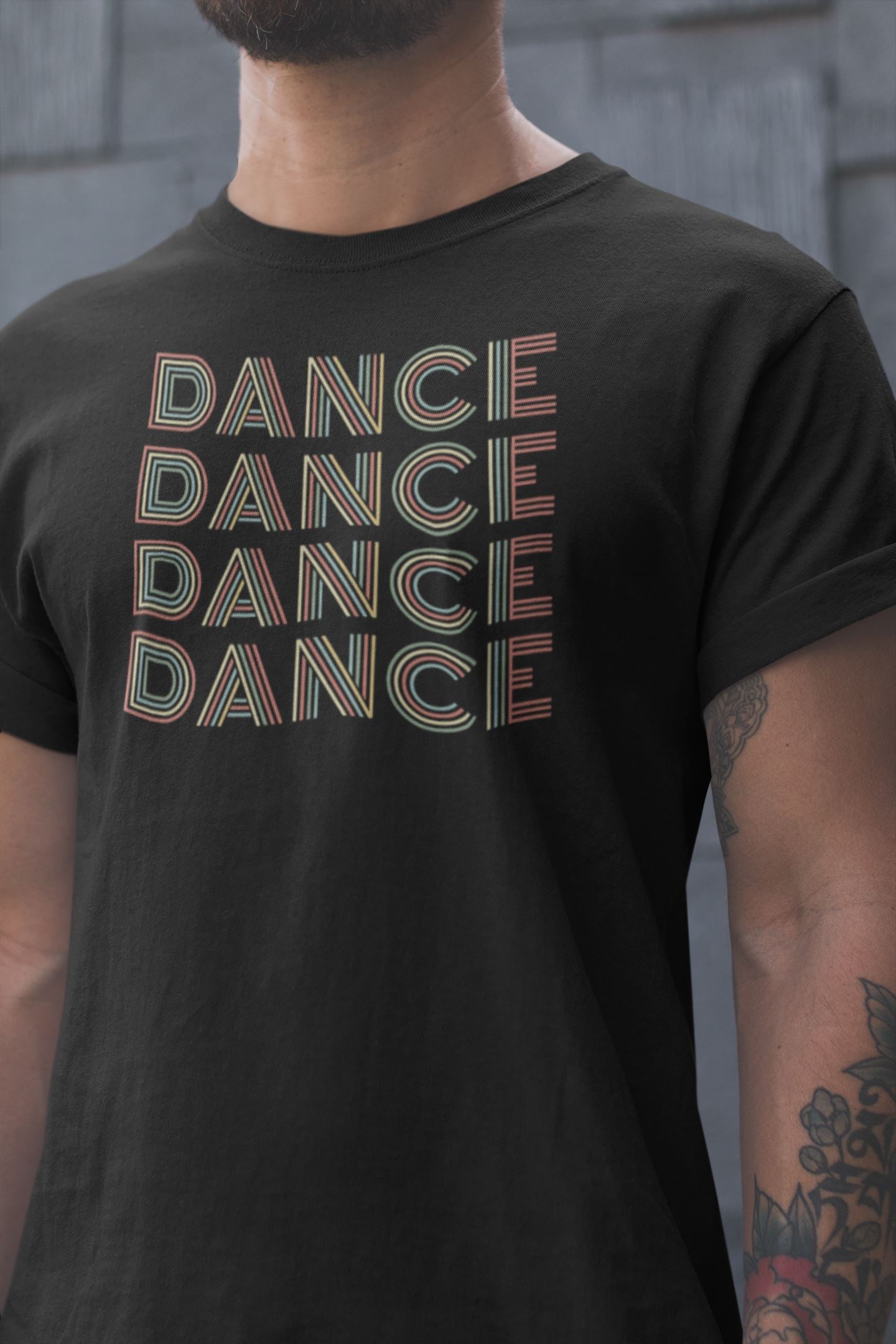 Dance Dance Dance Dance 3D Effect Exclusive Black T Shirt for Men and Women freeshipping - Catch My Drift India