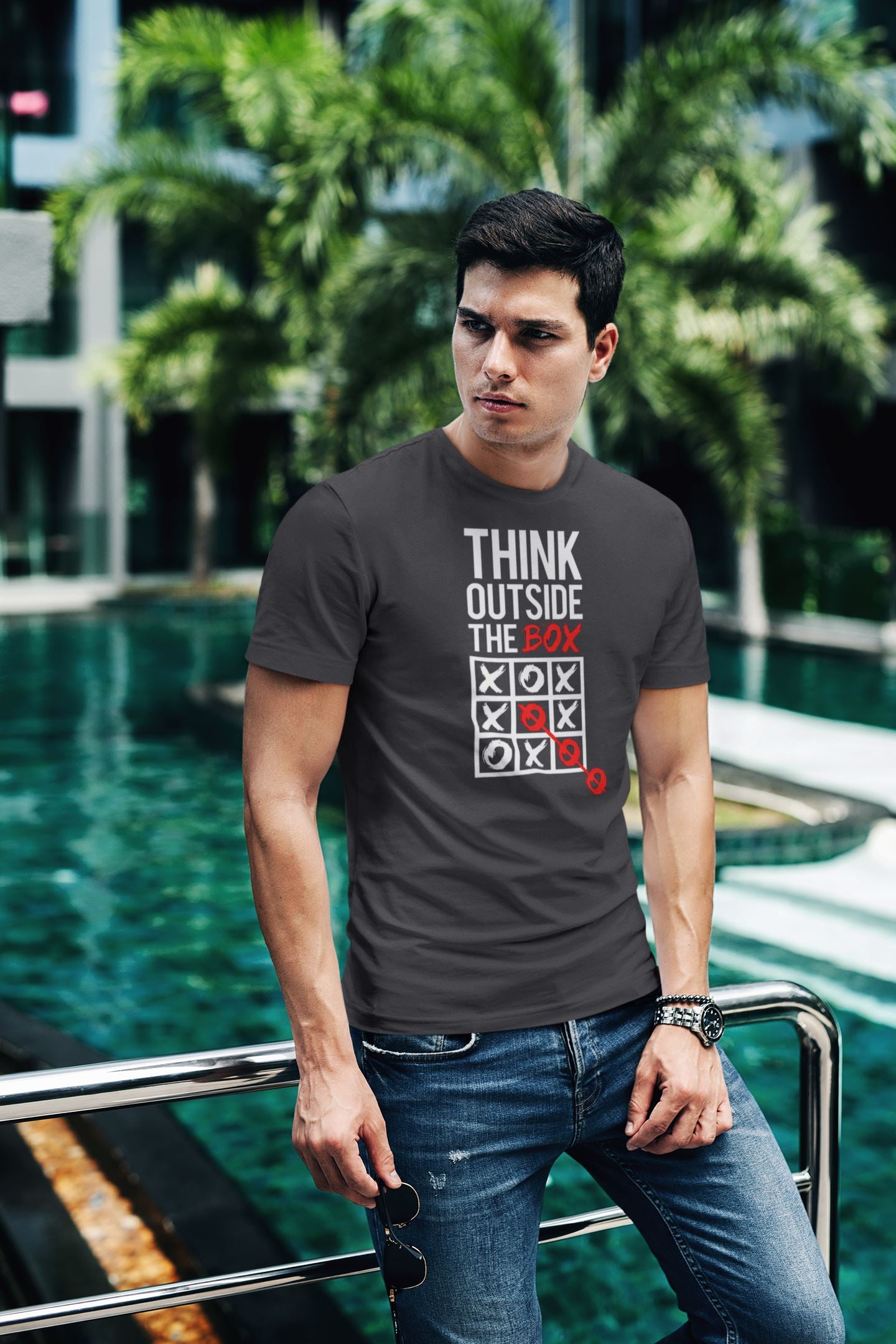 Think Outside the Box Exclusive T Shirt for Men and Women freeshipping - Catch My Drift India