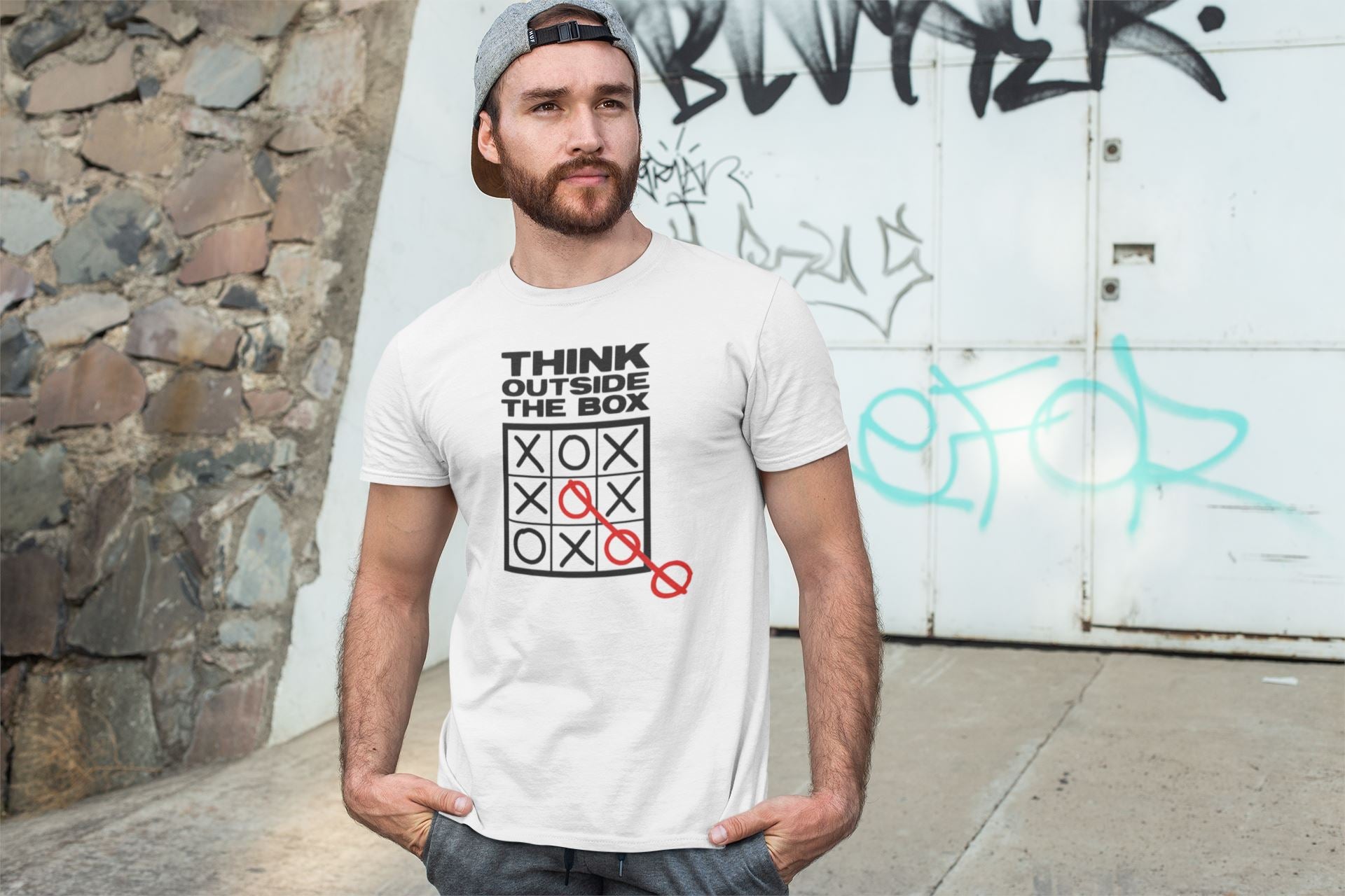 Think Outside the Box Exclusive T Shirt for Men and Women freeshipping - Catch My Drift India