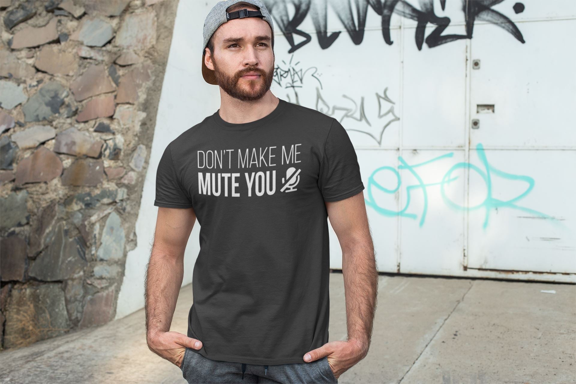 Don't Make Me Mute You Funny Black Swag T Shirt for Men and Women freeshipping - Catch My Drift India