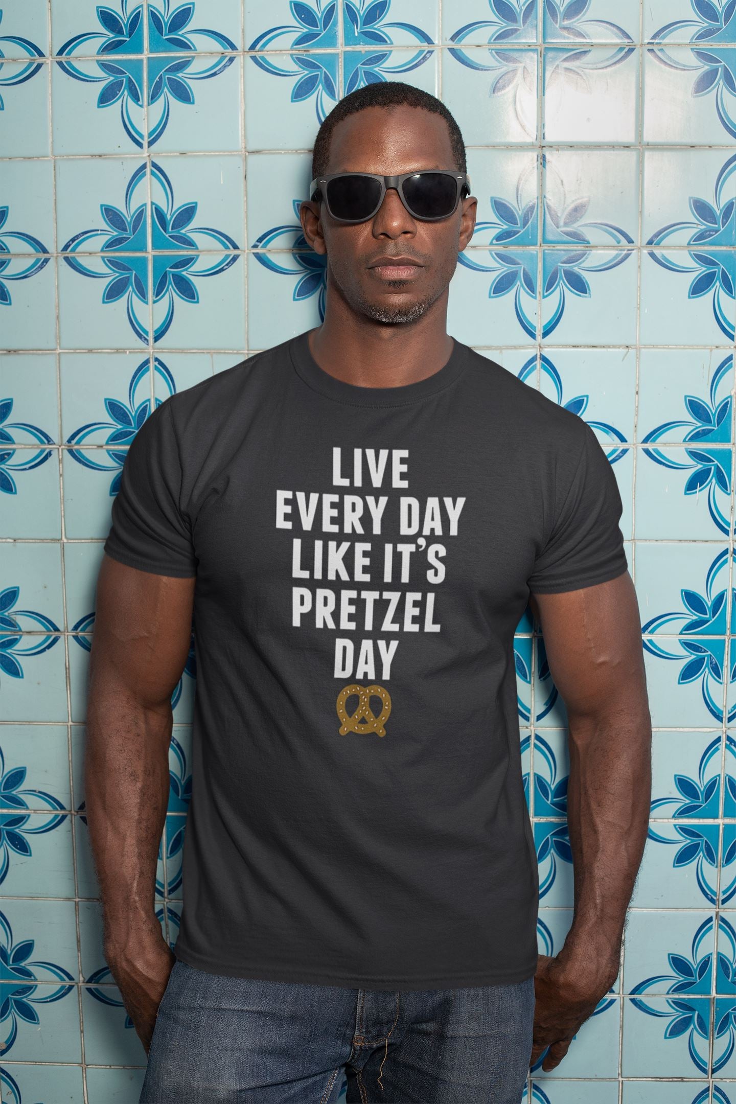 Live Everyday Like It's Pretzel Day Official Stanley Hudson "The Office" T Shirt for Men and Women freeshipping - Catch My Drift India