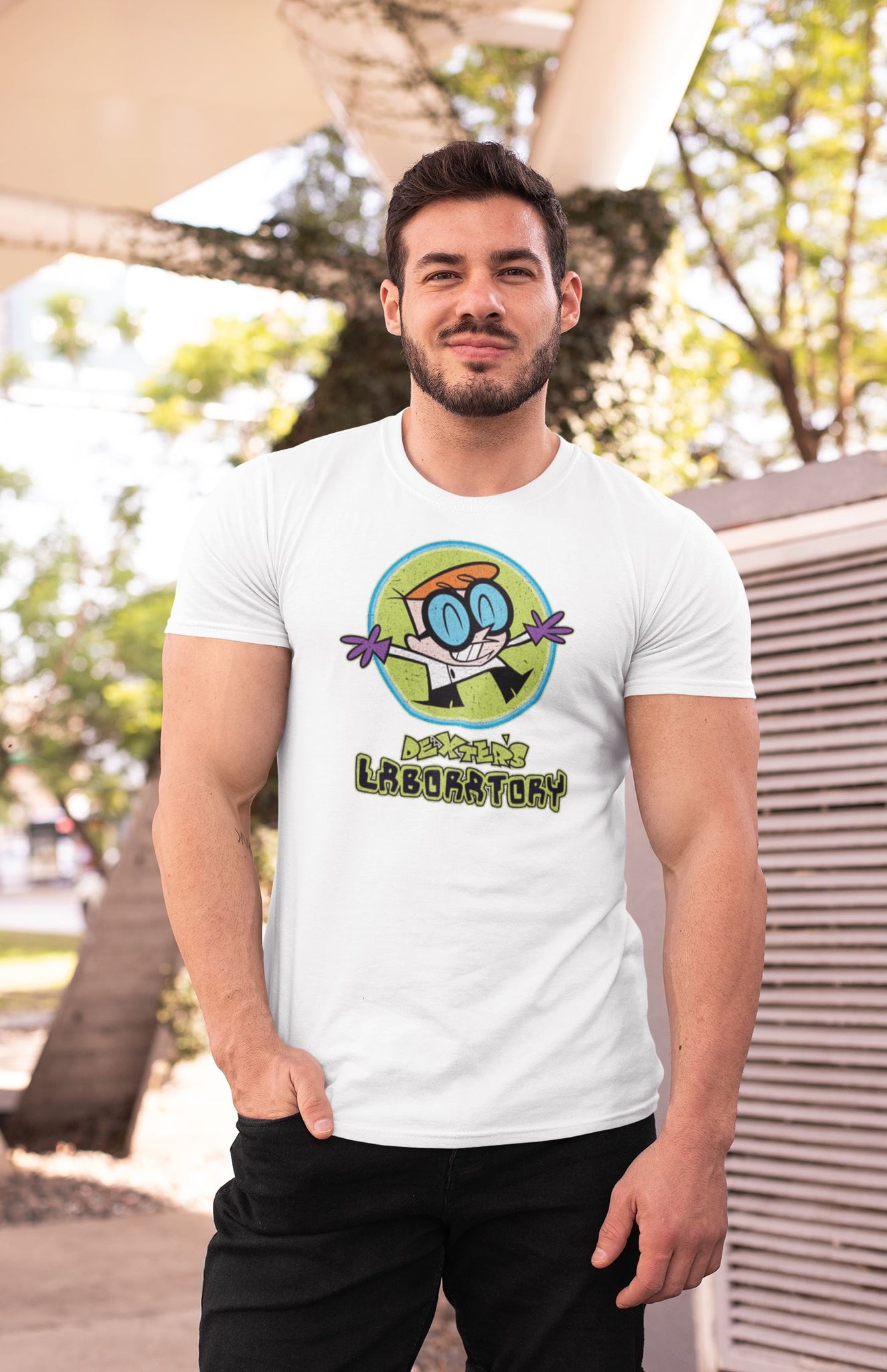 Dexter's Laboratory Official White T Shirt for Men and Women freeshipping - Catch My Drift India