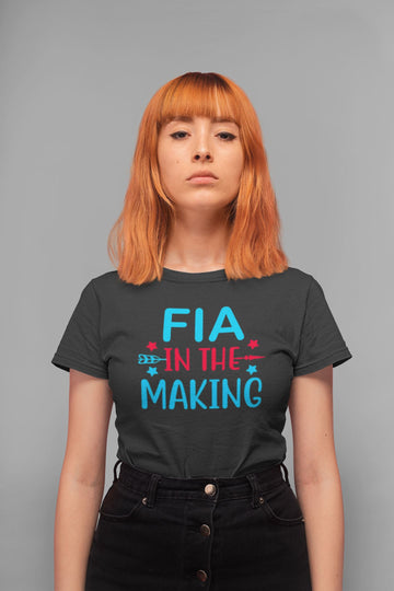 Fia in the Making Exclusive Black T Shirt for Women