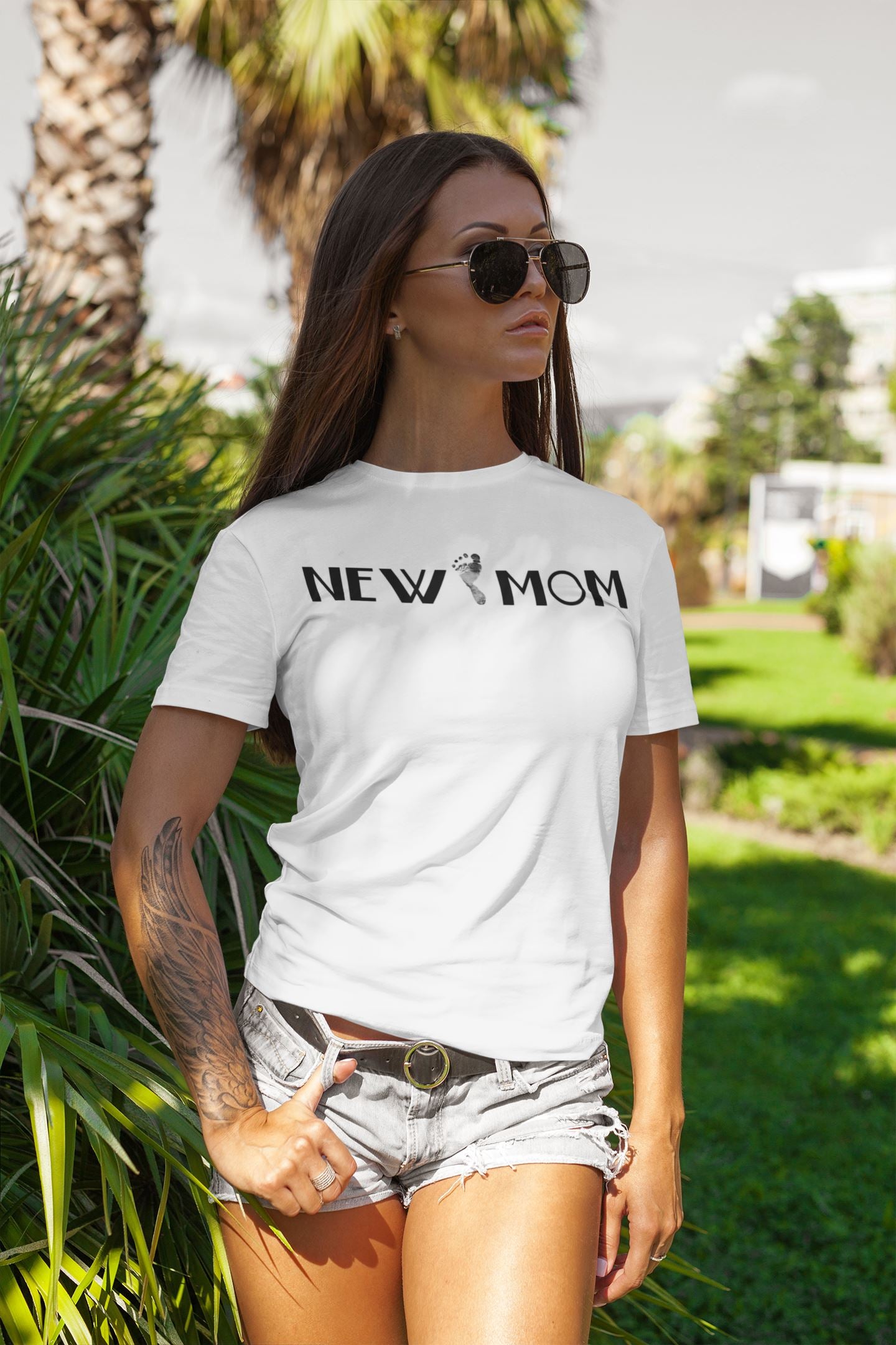 New Mom Special White T Shirt for Women freeshipping - Catch My Drift India