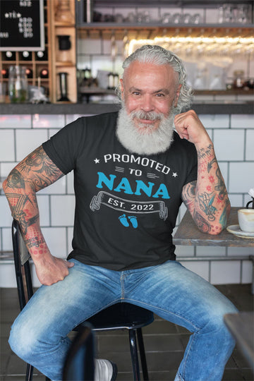Promoted to Nana Est. 2022 Exclusive T Shirt for Men freeshipping - Catch My Drift India