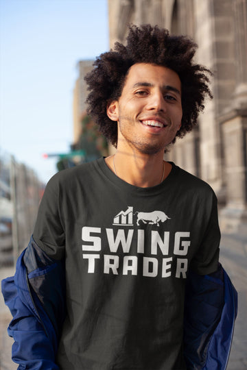Swing Trader Exclusive Black T Shirt for Men and Women
