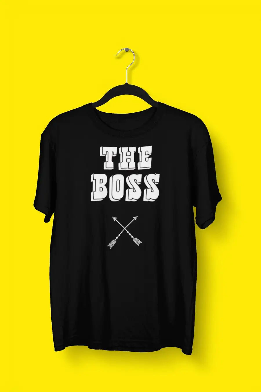 The Boss Exclusive T Shirt for Men | Premium Design | Catch My Drift India - Catch My Drift India Clothing black, clothing, couples, made in india, parents, shirt, t shirt, tshirt