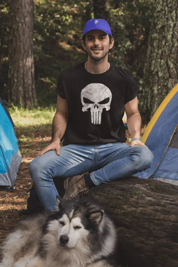 The Punisher Skull Exclusive T shirt for Men | Premium Design | Catch My Drift India