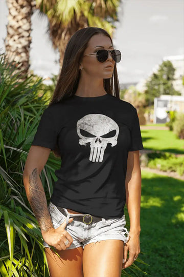 The Punisher Skull Exclusive T shirt for Men | Premium Design | Catch My Drift India