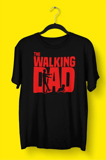 The Walking Dad Exclusive T Shirt for Men | Premium Design | Catch My Drift India - Catch My Drift India Clothing black, clothing, dad, father, funny, made in india, parents, shirt, t shirt, 