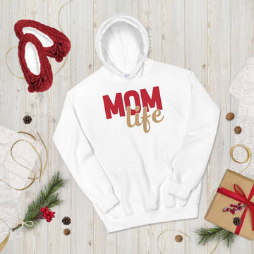 Mom Life Special White Hoodie for Women