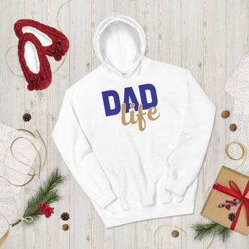 Dad Life Exclusive White Hoodie for Men