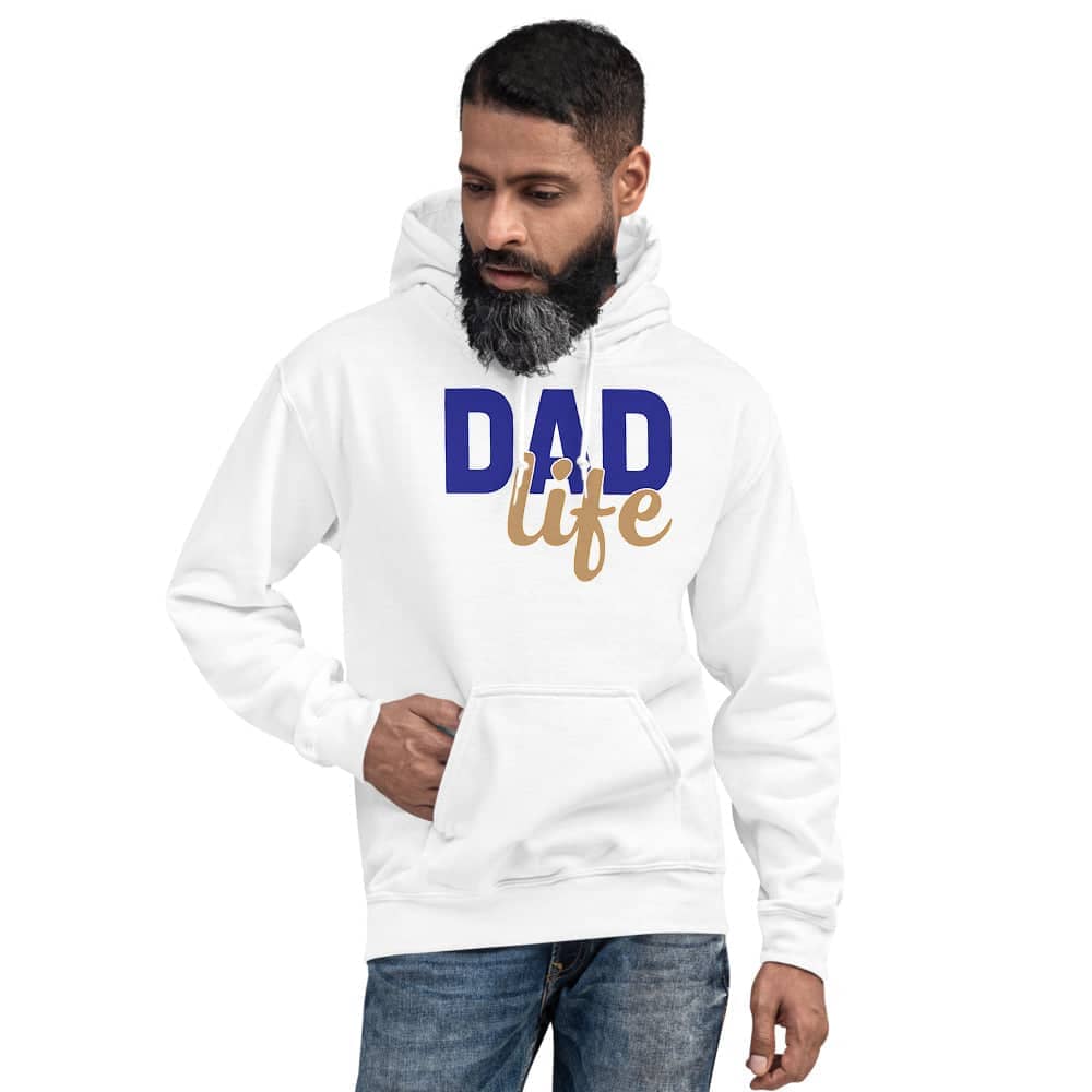 Dad Life Exclusive White Hoodie for Men freeshipping - Catch My Drift India