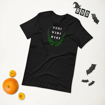 Veni Vidi Vici Exclusive Black T Shirt for Men and Women