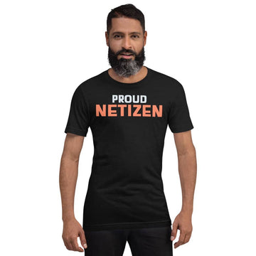 Proud Netizen Exclusive Black T Shirt for Men and Women