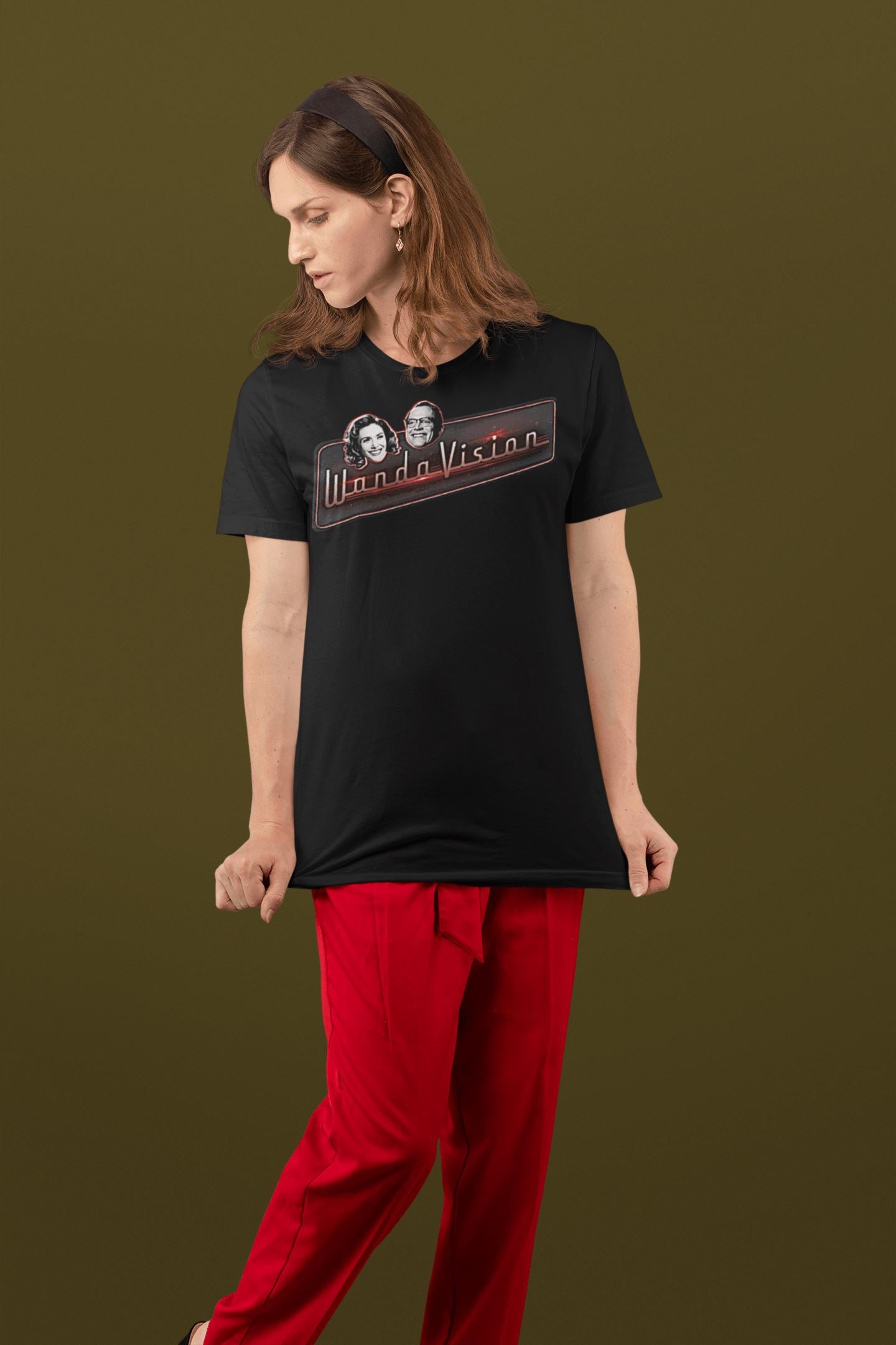 WandaVision Floating Heads Official T Shirt for Men and Women | Premium Design | Catch My Drift India - Catch My Drift India  black, clothing, made in india, marvel, movies, shirt, super, sup