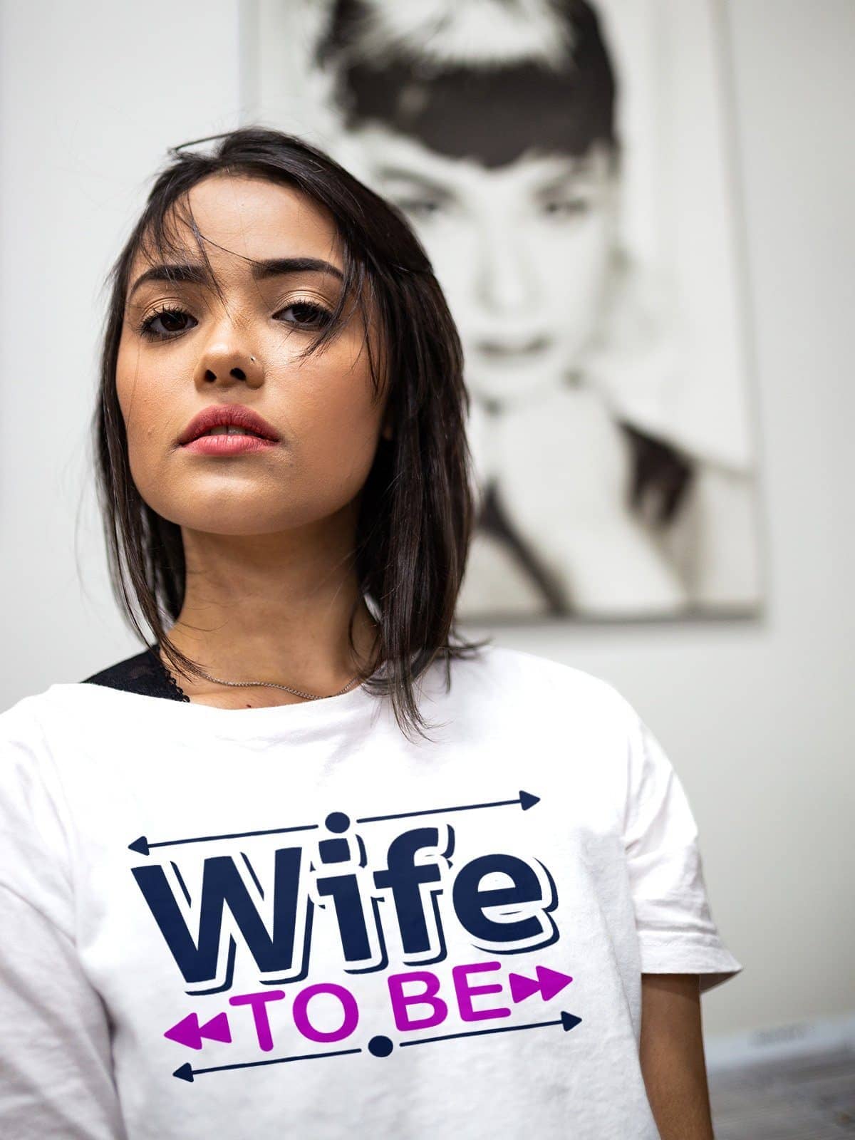 Wife To Be Special White T Shirt for Engaged Women | Premium Design | Catch My Drift India - Catch My Drift India  clothing, engaged, female, made in india, marriage, married, shirt, t shirt,