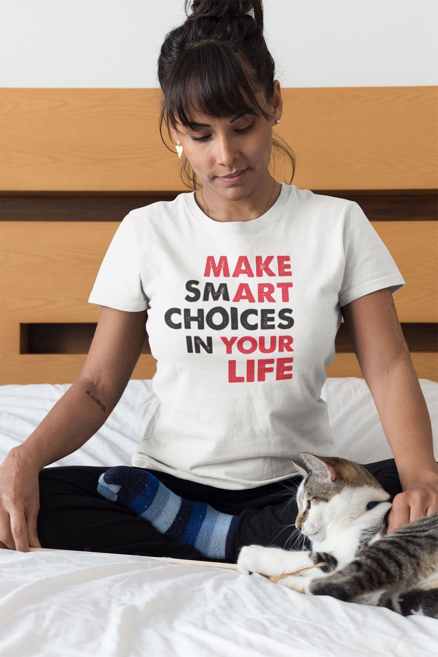 Make Art Your Life Special White T Shirt for Men and Women freeshipping - Catch My Drift India