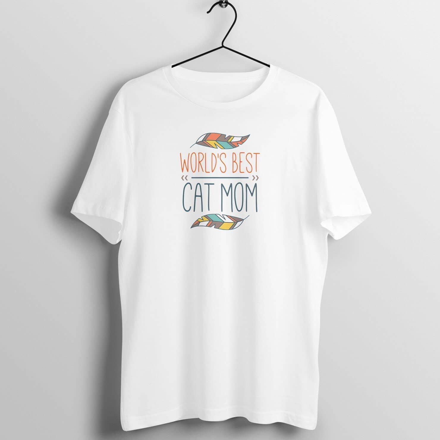 World's Best Cat Mom Special Gifting White T Shirt for Women - Catch My Drift India  
